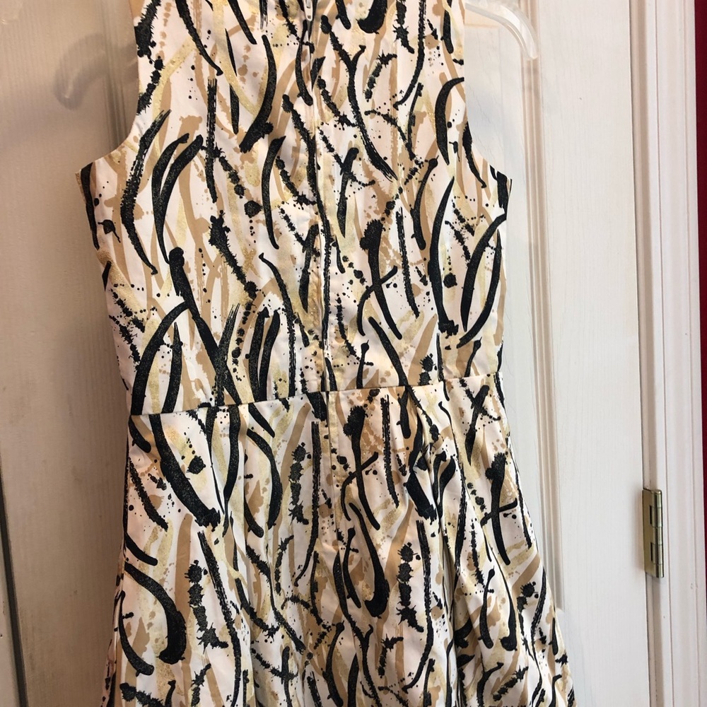 Black/gold sparkle dress